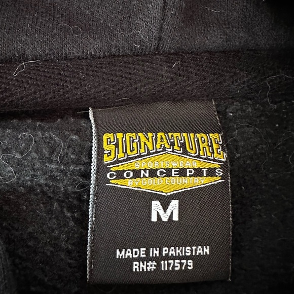 VTG 90’s Men’s Sz: M Minnesota Golden Gophers Hockey lace-up Embroidered hoodie. - Picture 6 of 12